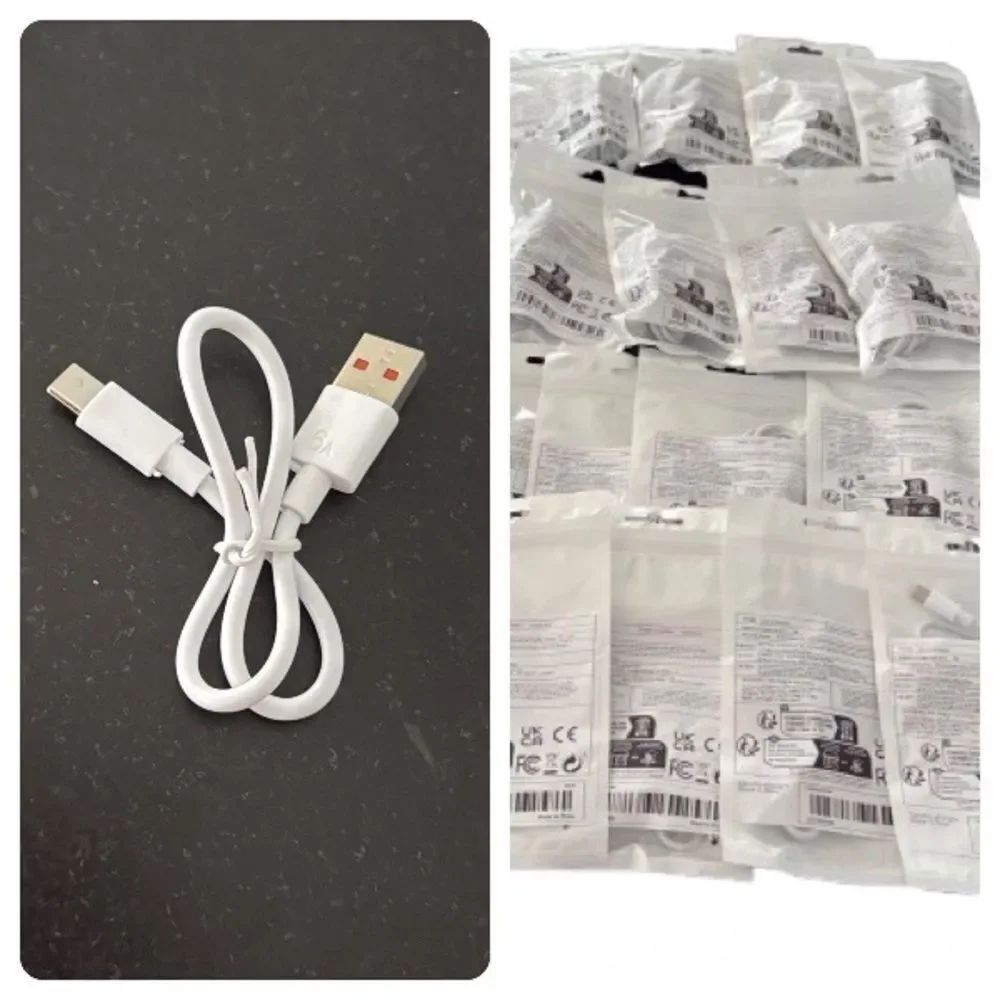 16 Fast Charging USB-A to USB-C Cables Bundle - 4 Sizes - 100W Max Output